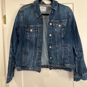 Old Navy Dark Blue Jean Jacket - Large